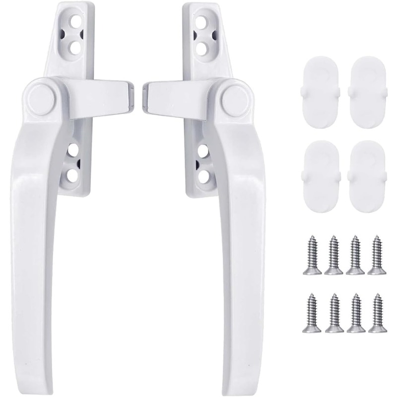 Furniture Hardware Fittings - Pegangan Kunci Jendela Kaca 2 Buah