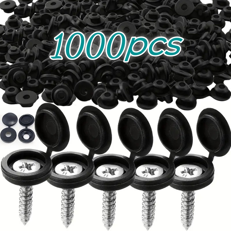 Furniture Hardware Screws - 1000 buah sarung tutup sekrup plastik