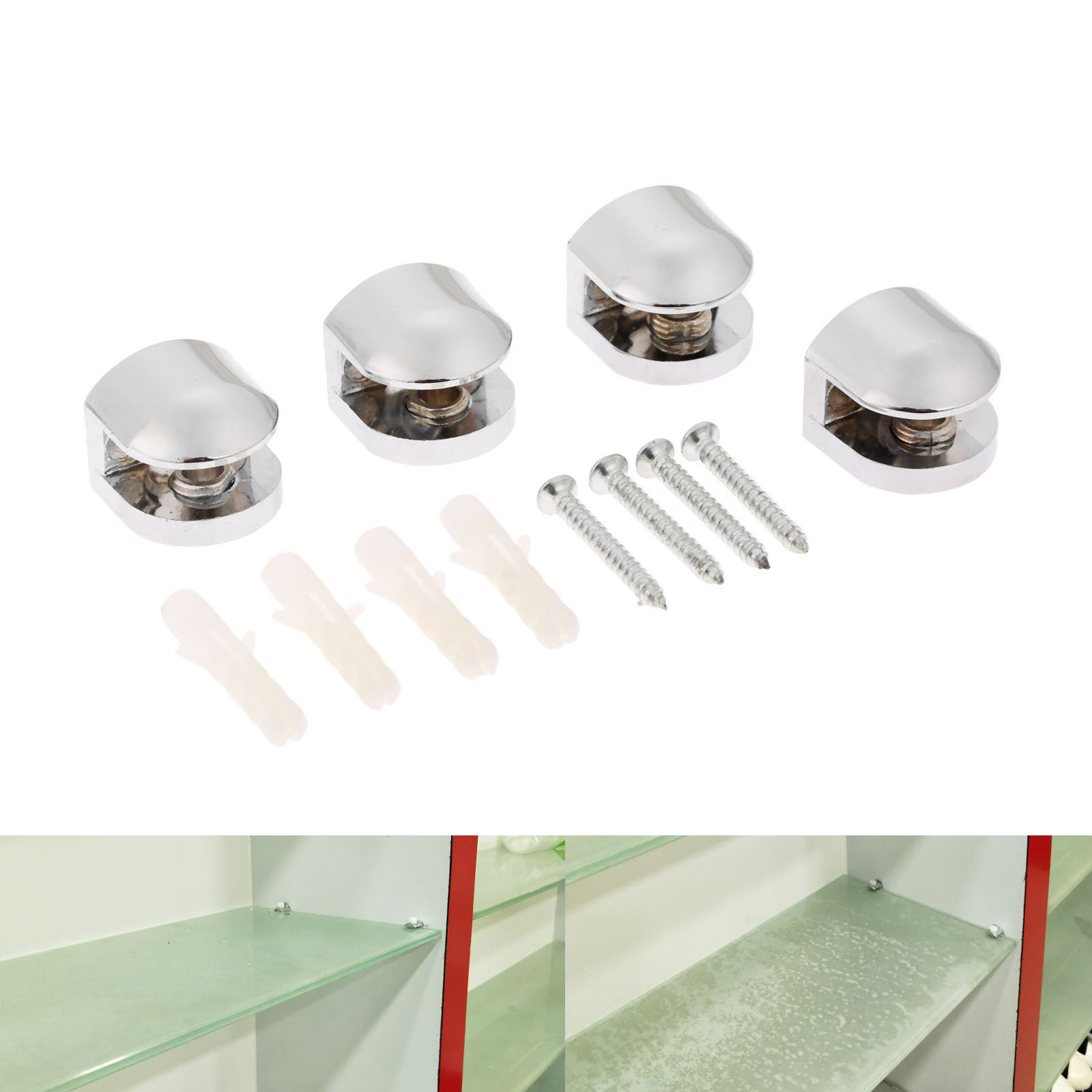 4 Buah/Set Braket Penjepit Pen - Furniture Hardware Screws ulasan dan harga