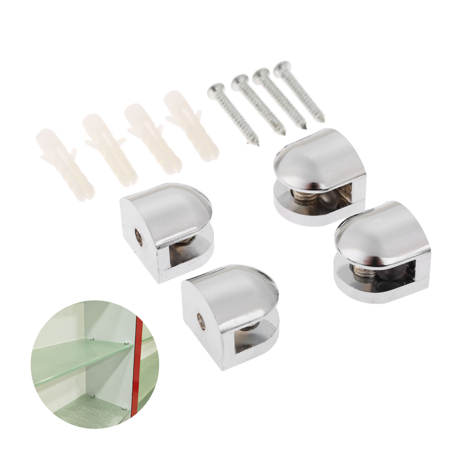 4 Buah/Set Braket Penjepit Pen - Furniture Hardware Screws ulasan dan harga