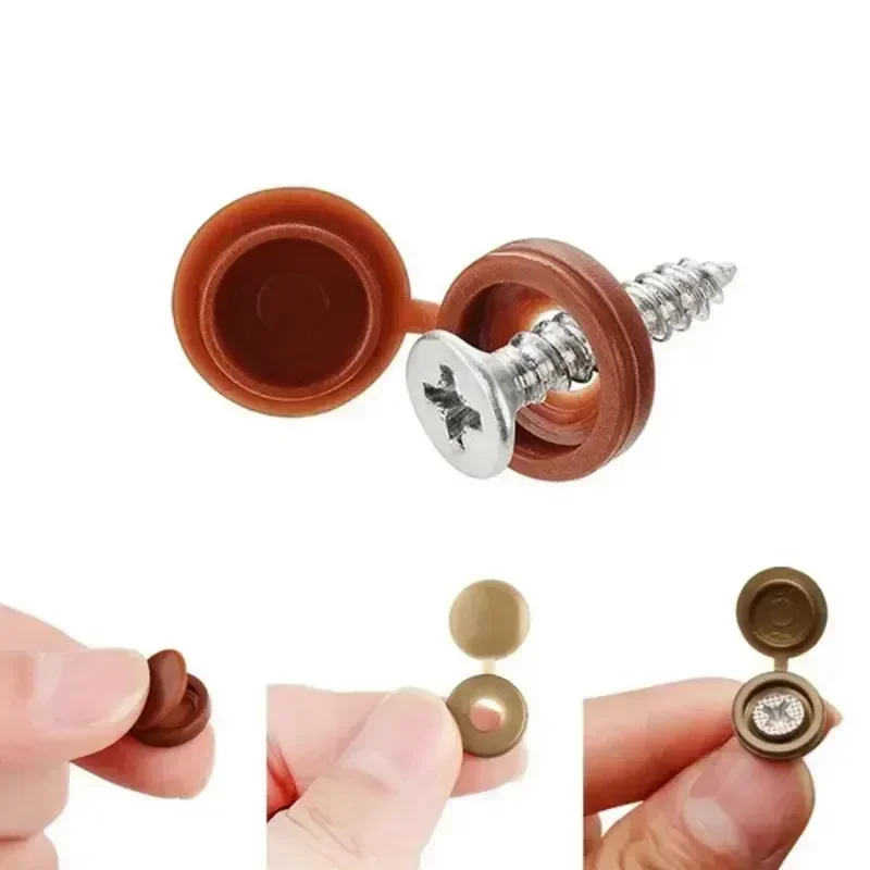 Penutup tutup sekrup plastik b - Furniture Hardware Screws ulasan dan harga
