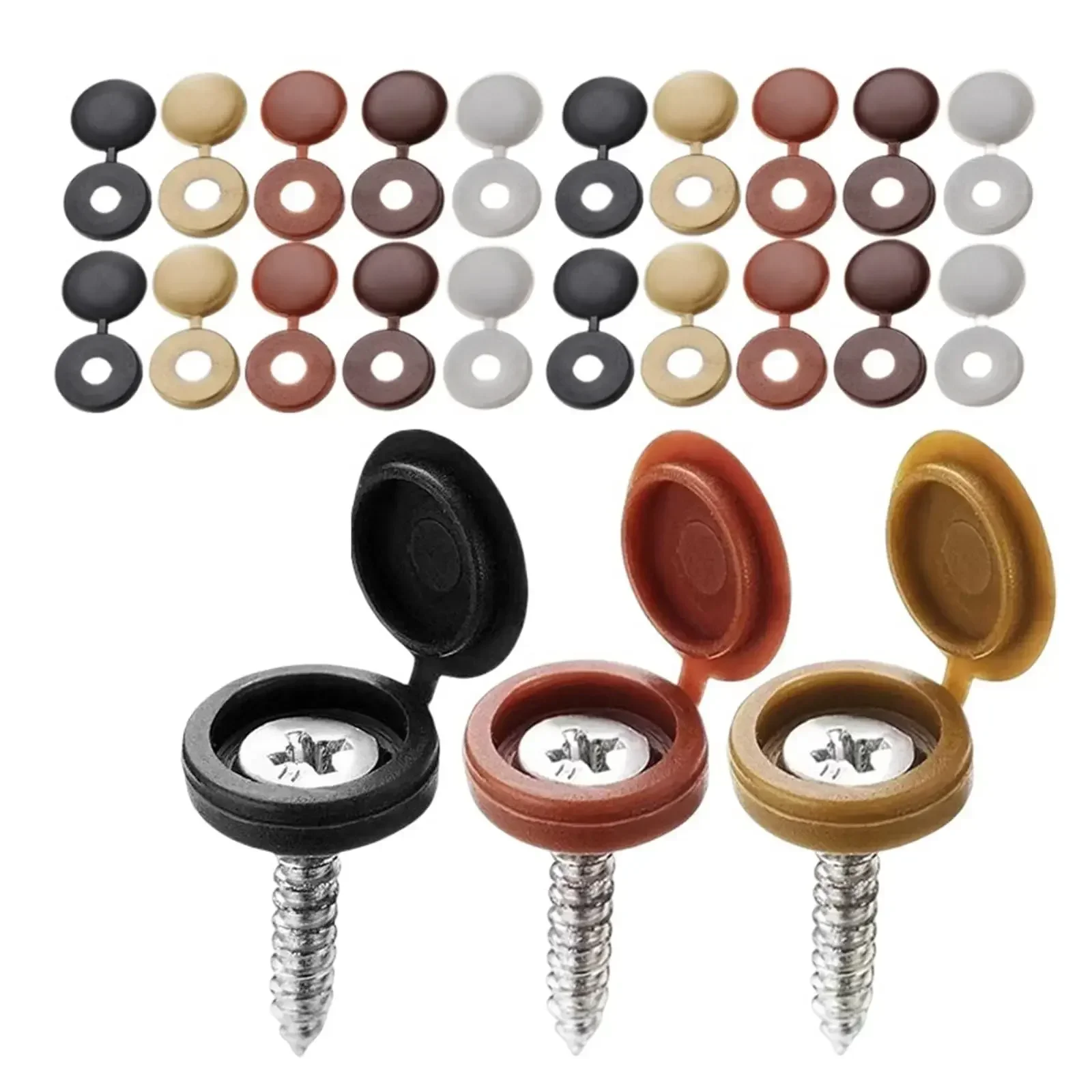 Penutup tutup sekrup plastik b - Furniture Hardware Screws ulasan dan harga