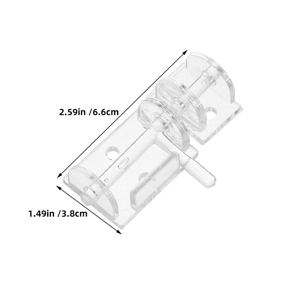 2 Buah Kunci Pintu Transparan  - Furniture Hardware Bolts ulasan dan harga
