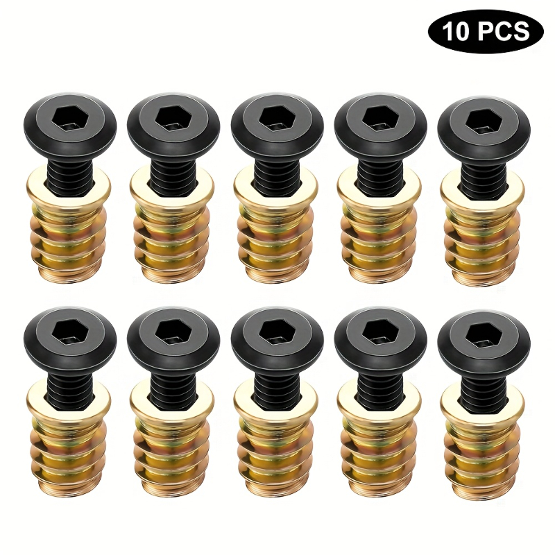 10 Buah Kit Alat Kombinasi Mur - Furniture Hardware Screws ulasan dan harga
