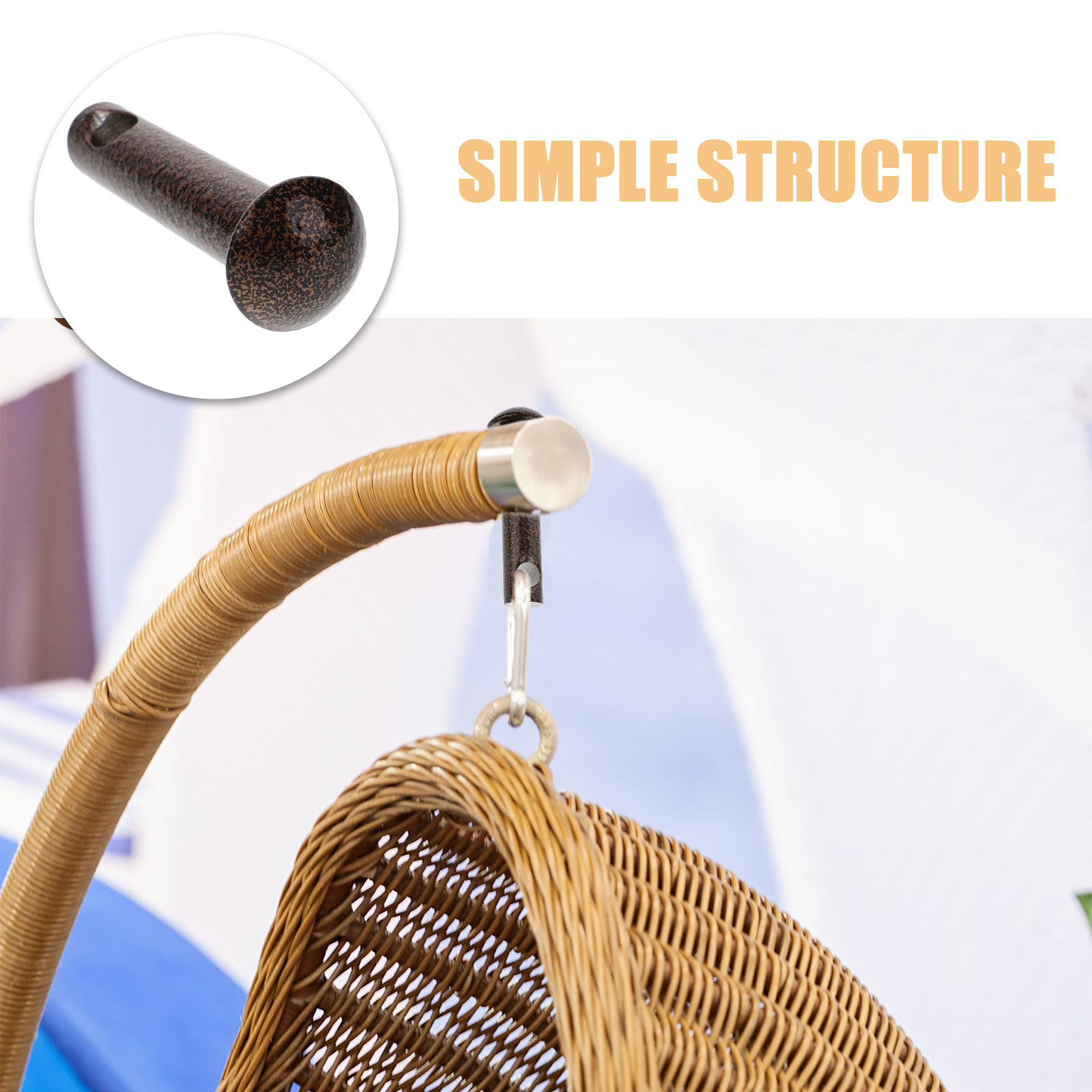 2 Buah Pin Penyangga Kursi Ham - Furniture Hardware Bolts ulasan dan harga